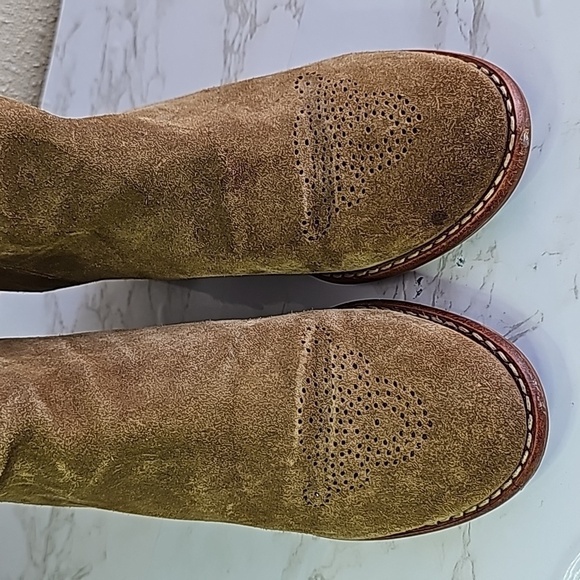 Anthropologie | Schuler And Sons Philadelphia Leather Suede Booties - Picture 3 of 12